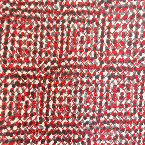 Red and black summer blouse - Picture 3 of 3